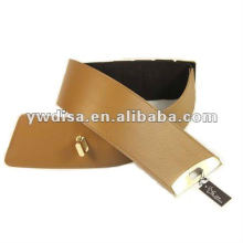 Camel Elastic And Real Leather Belts For Women